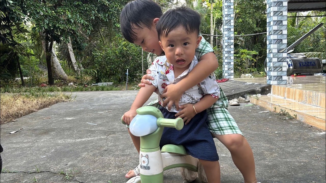 Phở Chạy Nhanh Ra Đón Anh Chuột Khi Thấy Anh Chuột Chạy Xe Lại Chơi Với Phở #daotuyenvlog