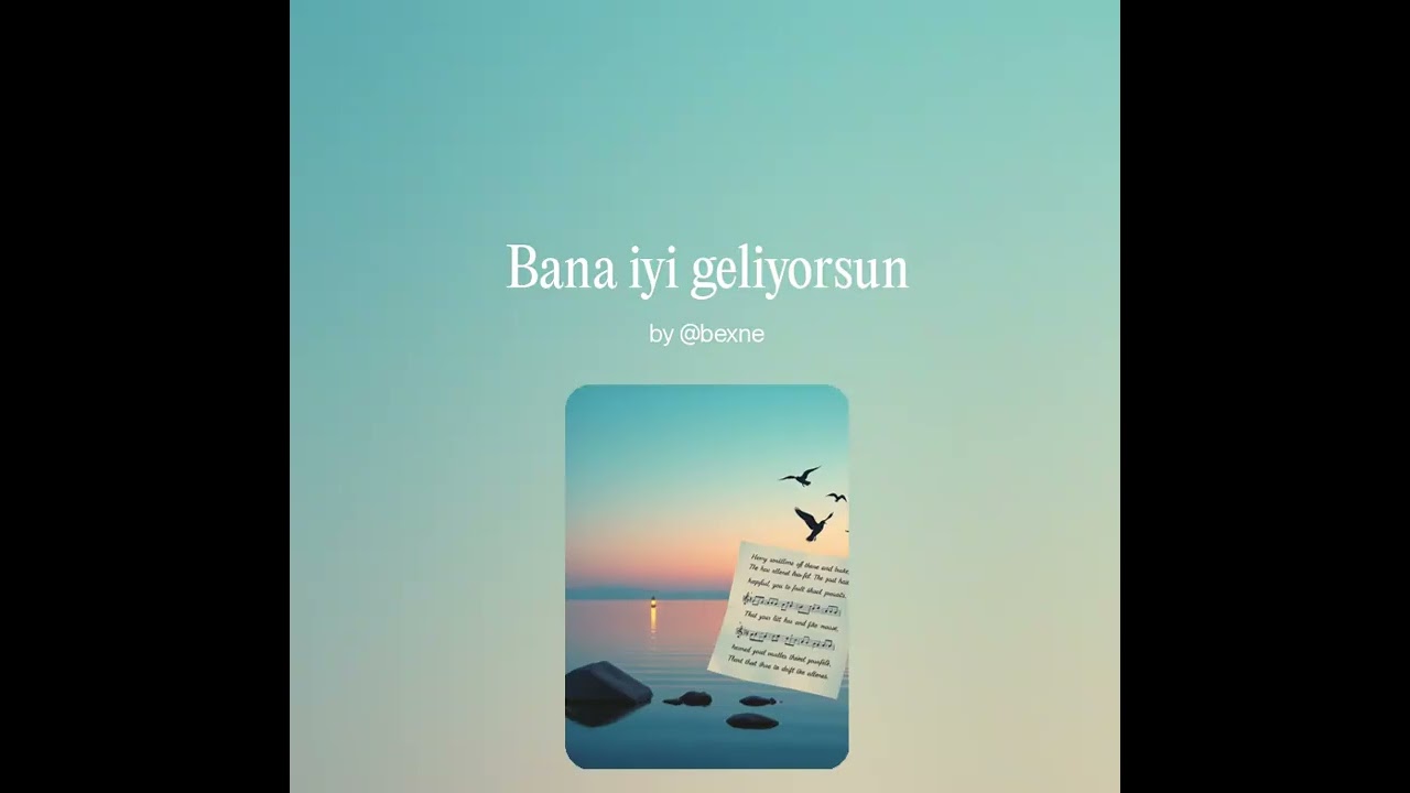 BANA İYİ GELİYORSUN- Bexne (2026)