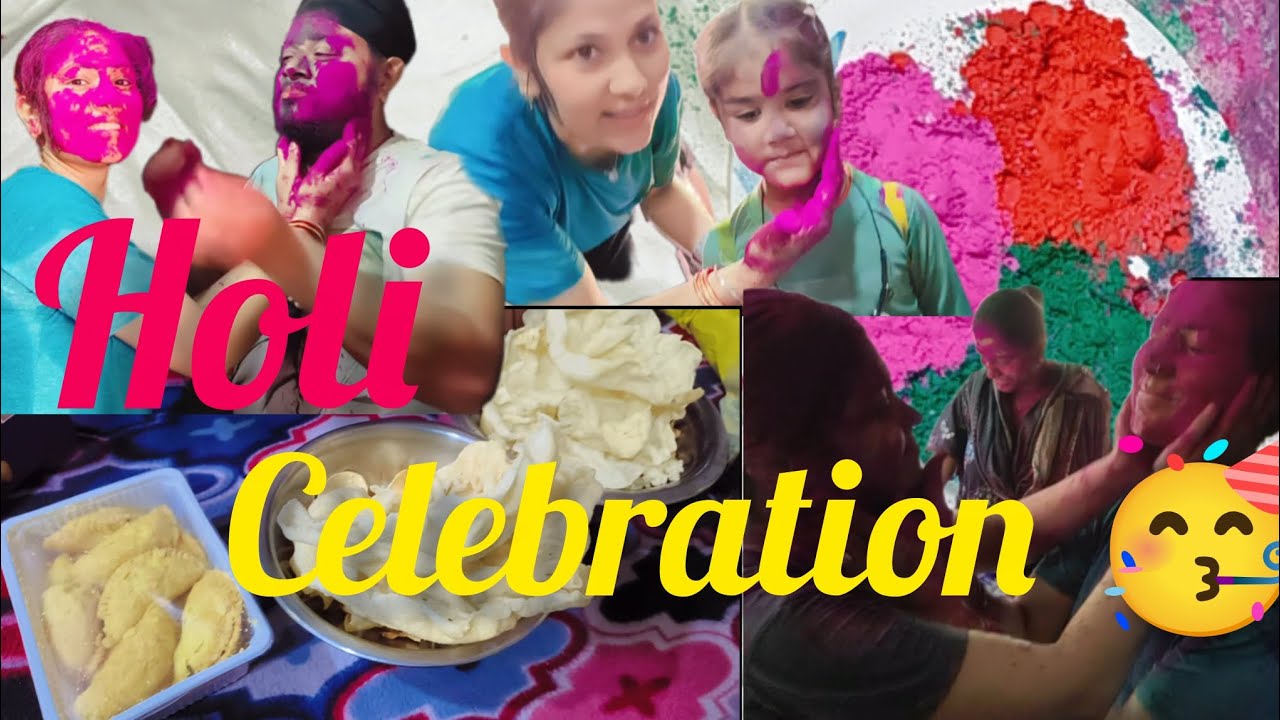 Holi celebrations with family 2026 🫟😜🤭