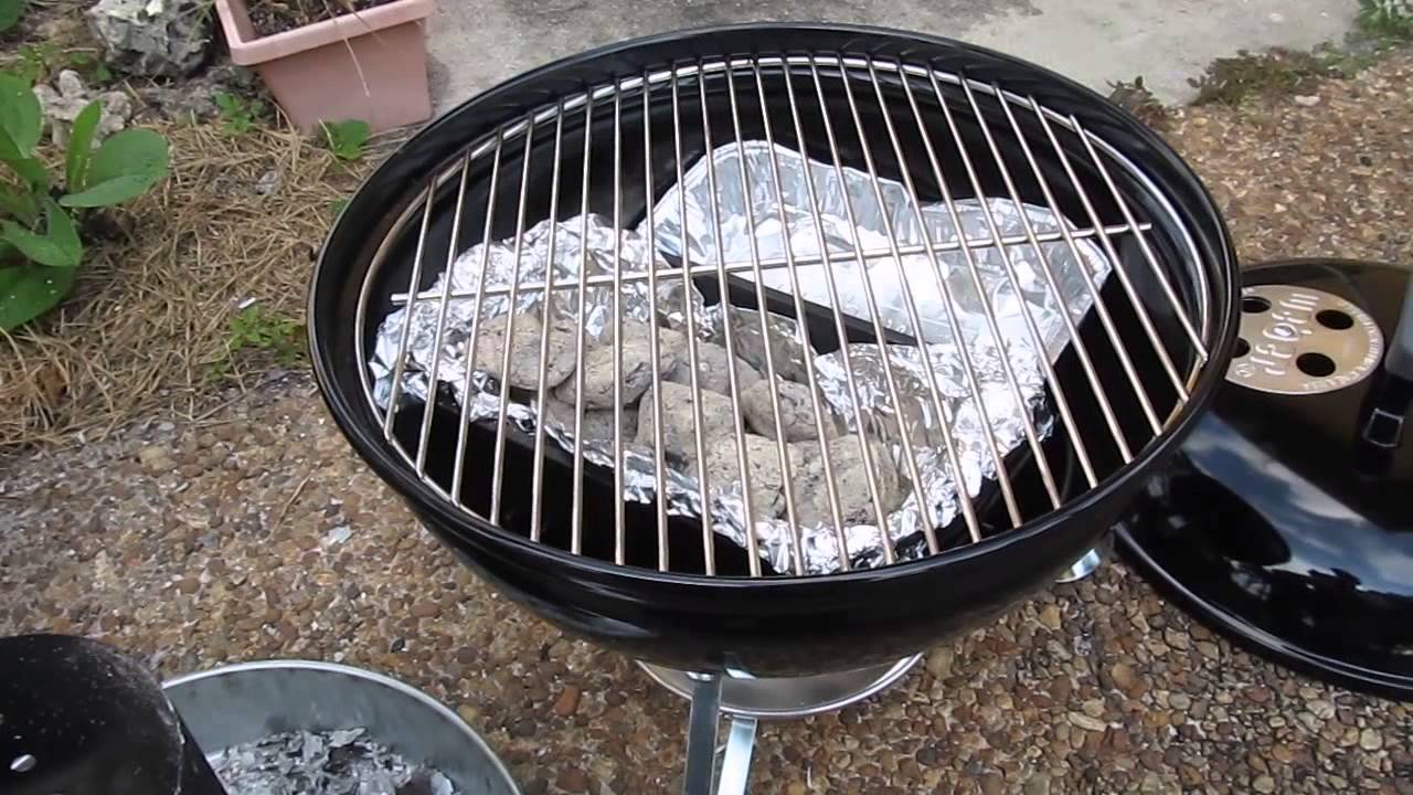 Grilling Chicken On My Weber Smokey Joe Charcoal Grill