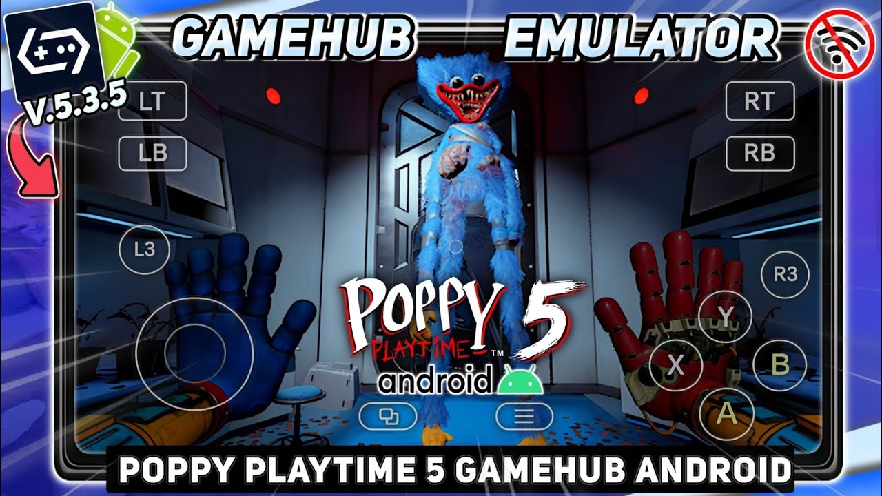 Popy Playtime Chapter 5 HP Android GameHub Emulator | Gameplay Test & Setting Tutorial