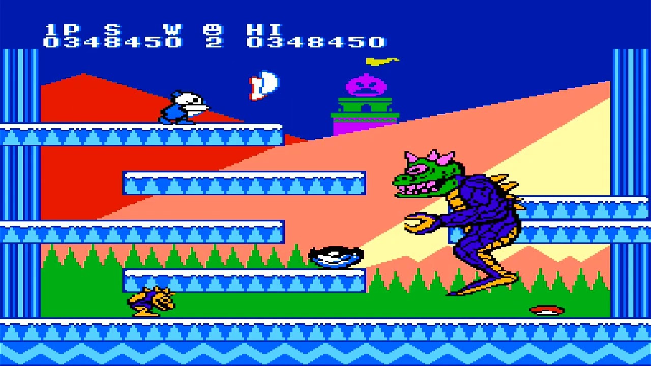 Snow Bros Classic Collection Parte 1snow Bros Nes / parte 1 Snow Bros Mega Drive