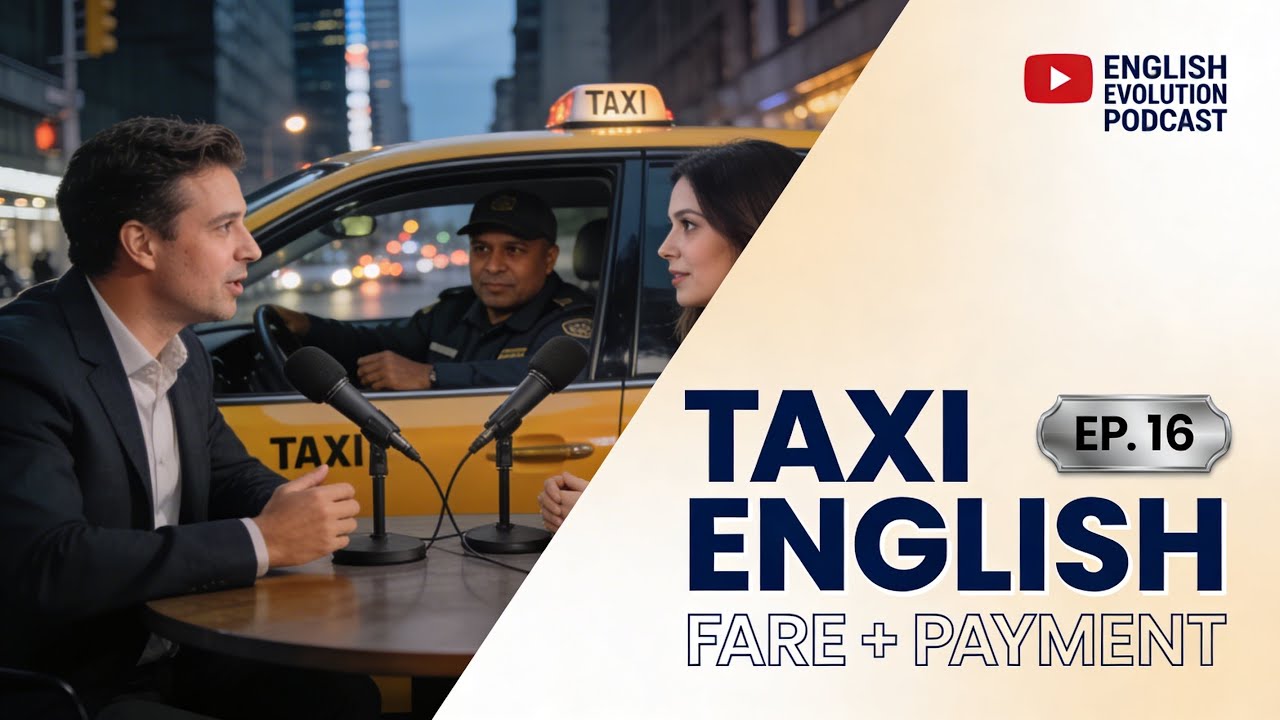 Taking a Taxi in English Made Simple: Destination, Fare + Payment | US/UK | Ep. 16