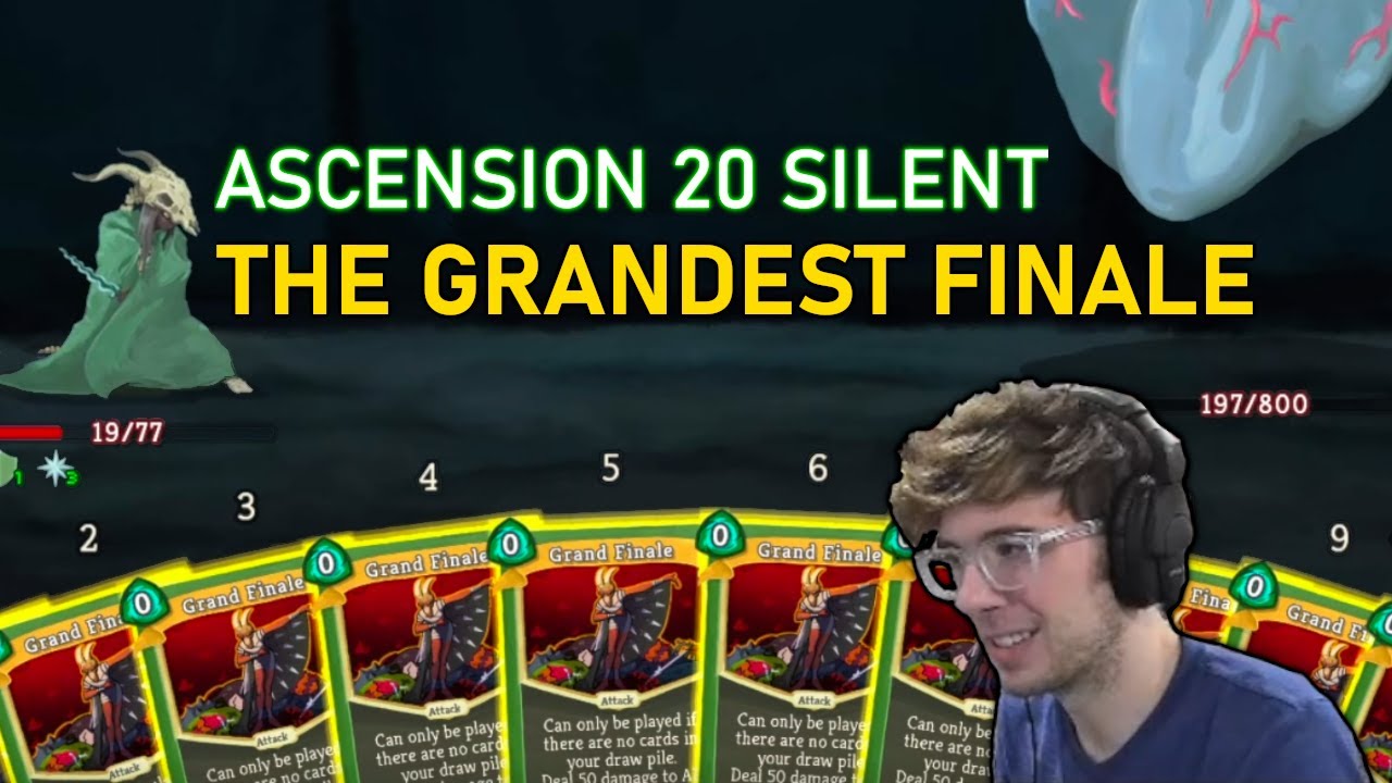 The GRANDEST Finale | Ascension 20 Silent | Slay the Spire