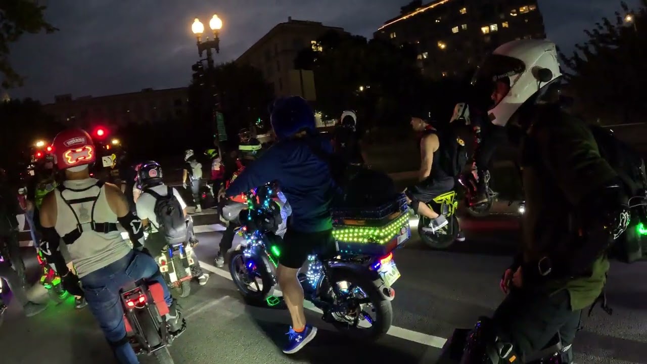 The Groundings 2024 Washington DC PEV group ride out!!!