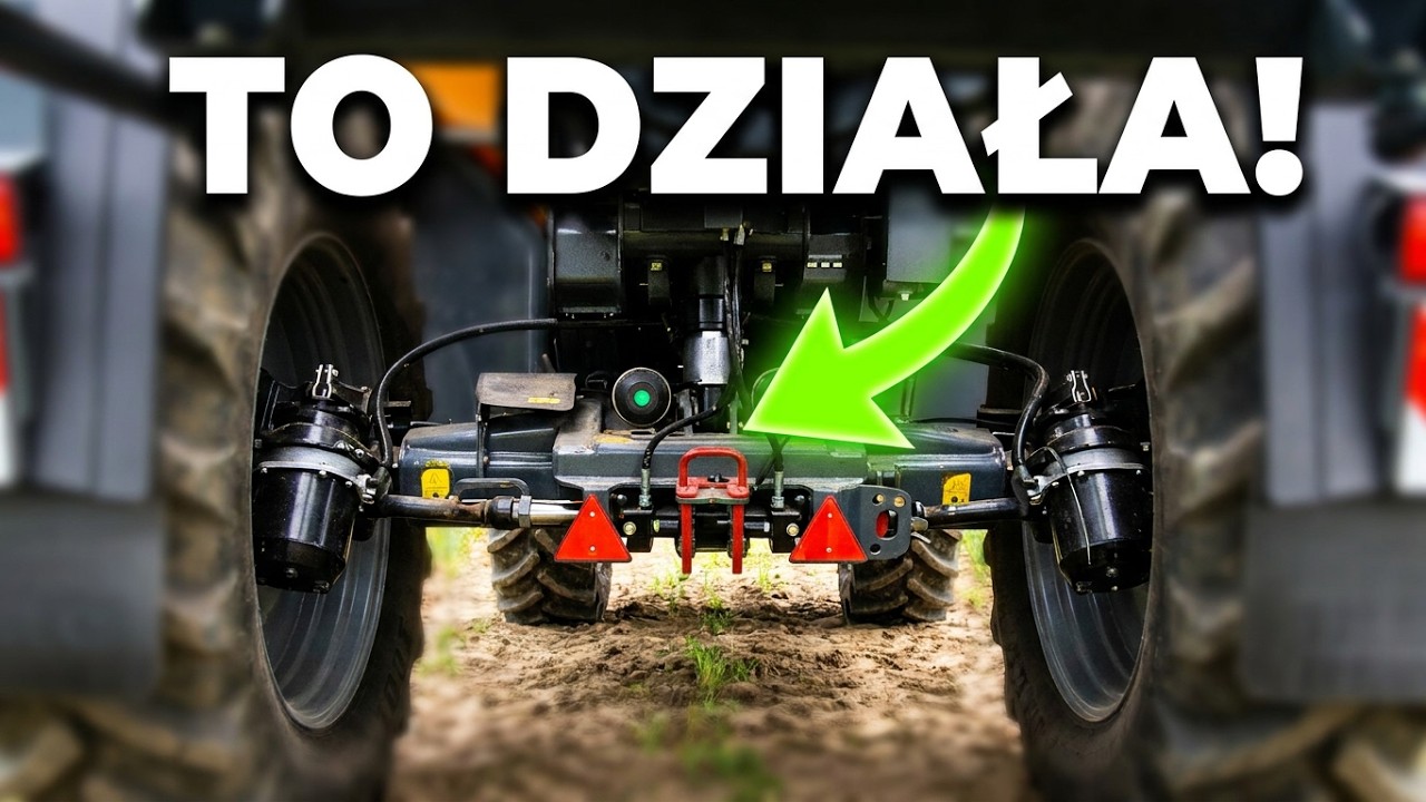 System obraca koła 🛞 a nie oś w opryskiwaczu 👉 Hardi ComfortTrack