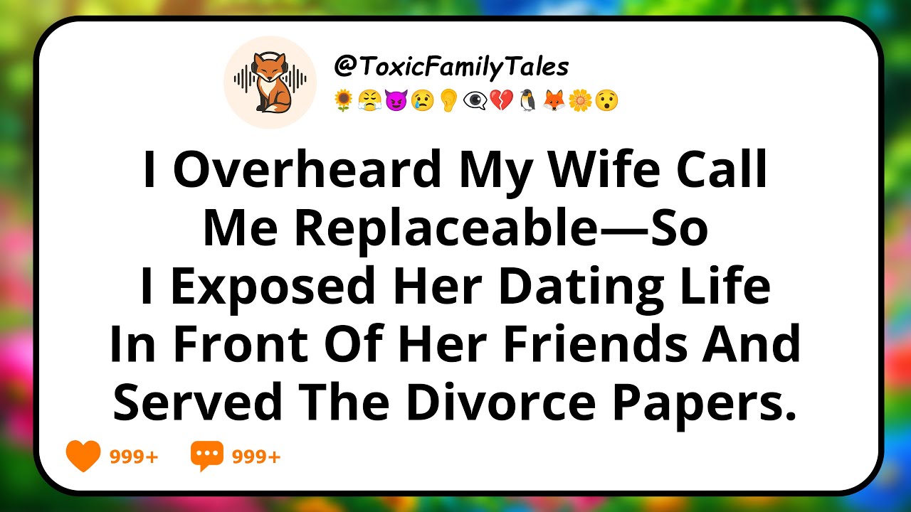 I Overheard My Wife Call Me Replaceable—So I Exposed Her Dating Life In Front Of Her Friends And...
