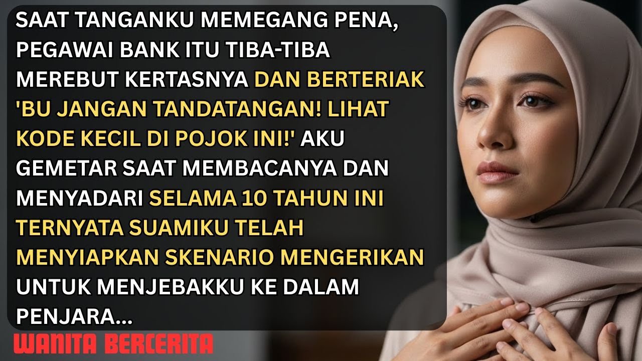 JANGAN TANDATANGANI ITU! TERIAK PEGAWAI BANK – AKU SYOK SAAT TAU TERNYATA SUAMIKU…