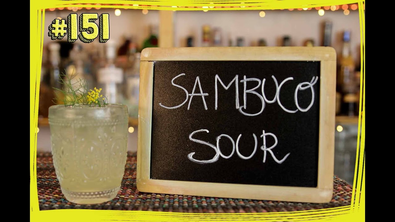 #151 Bar Mita - Il mio SAMBUCO SOUR ANALCOLICO con sciroppo di sambuco selvatico - by Elia Calò