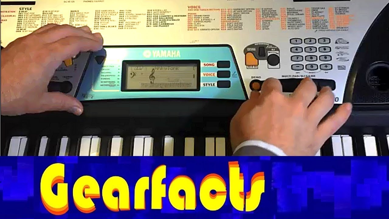 Yamaha PSR-170 home keyboard: Detailed demo