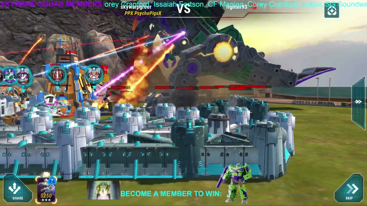 Destroy Autobot City! : Trypticon Transformers Earth Wars