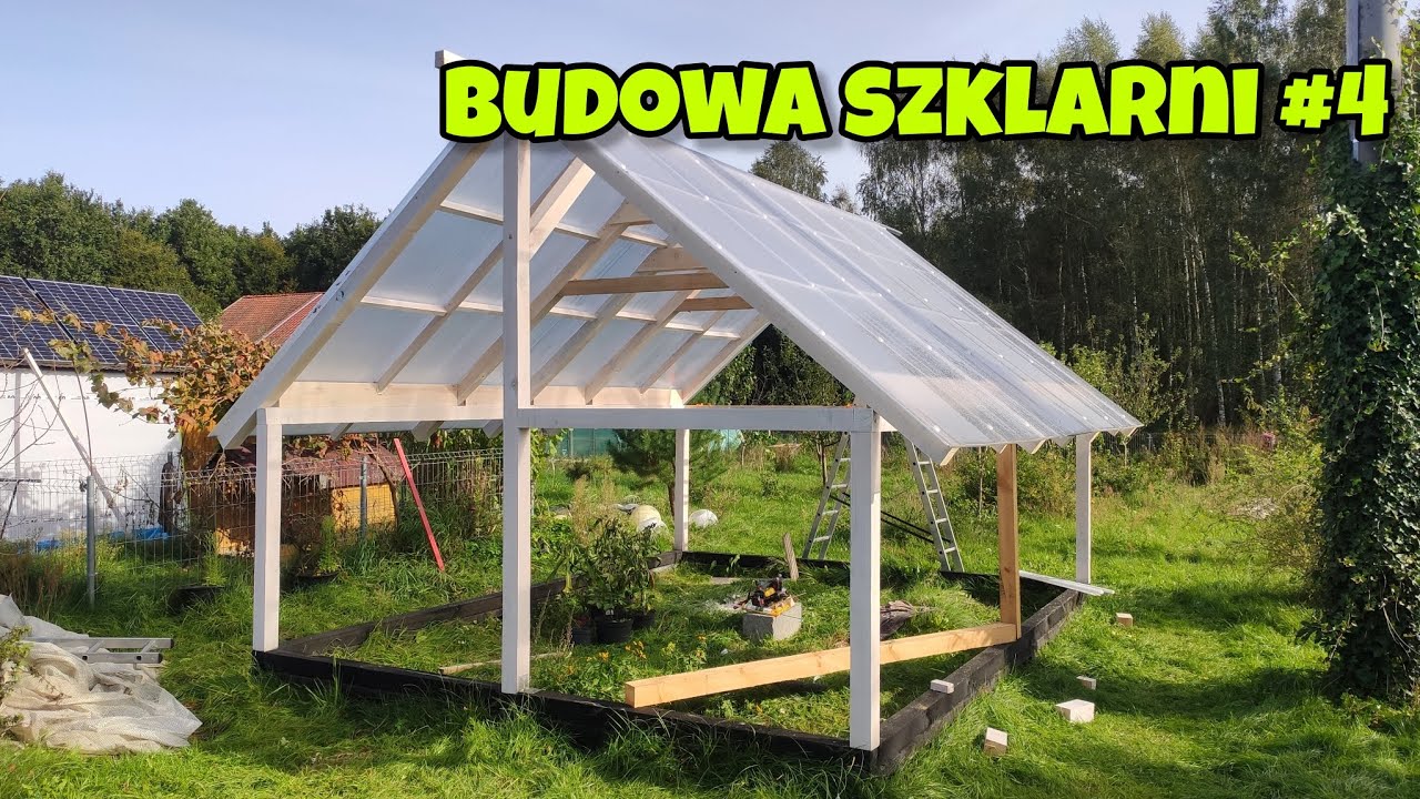 Budowa szklarni z okien drewnianych #4