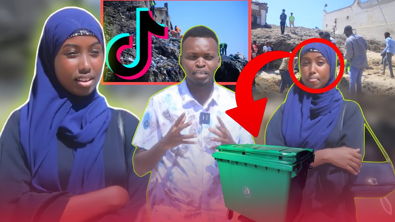 Sheekada Gabar Tiktokerad ah oo Muqdisho ka bilowday Olole Nadaafadeed oo faafay