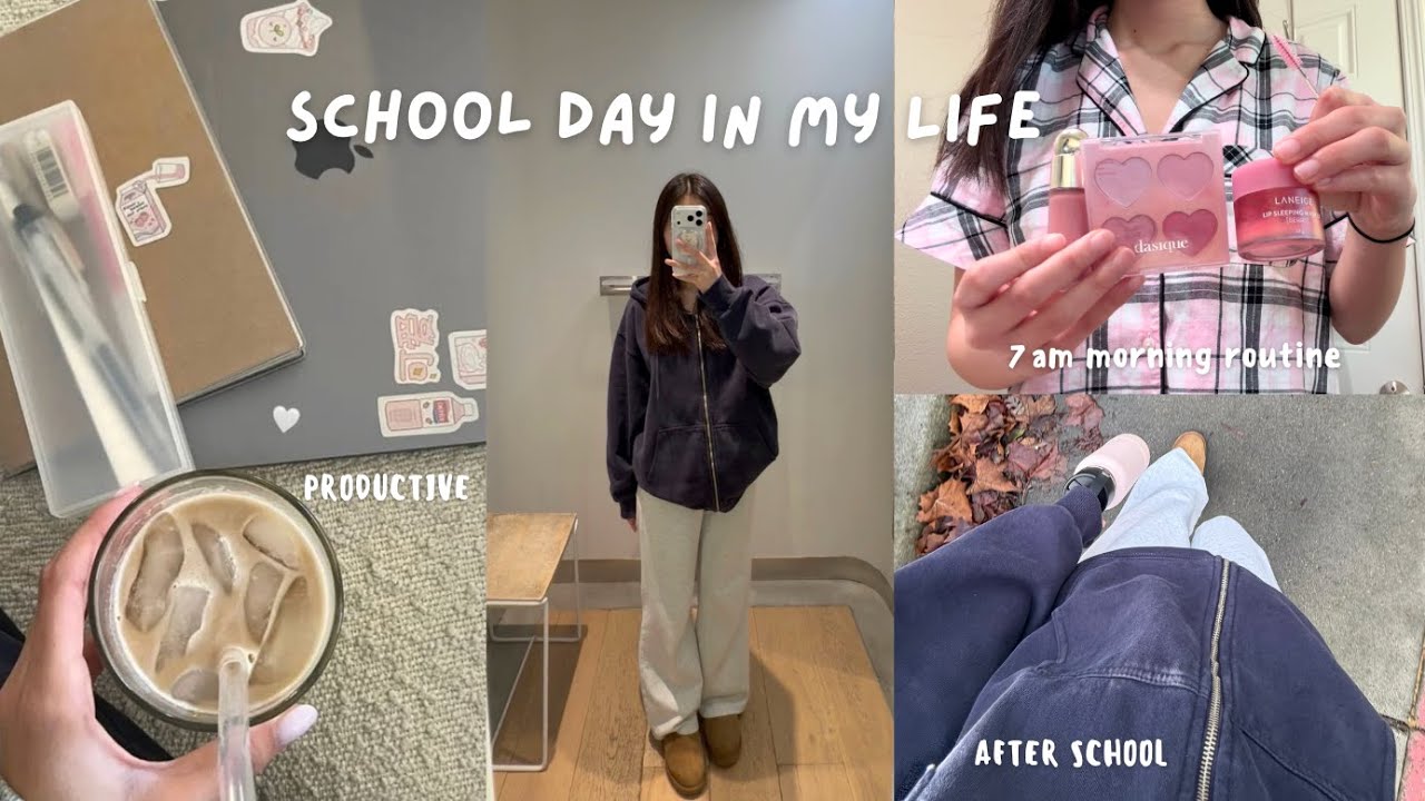*PRODUCTIVE* DAY IN MY LIFE | after school vlog, back from break, student life, daily routine