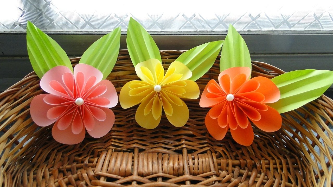 How To Make Paper Flowers Easy Steps