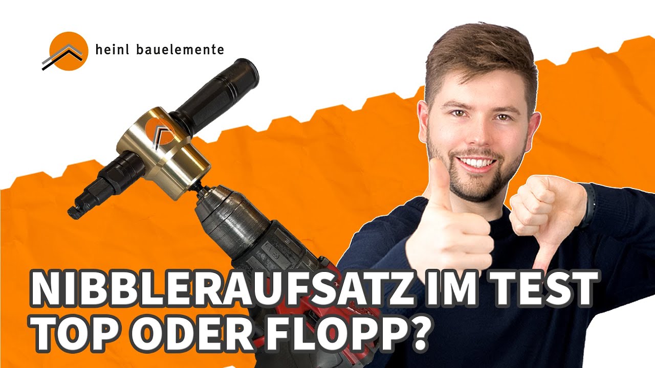 Trapezblech schneiden: Der Nibbleraufsatz f&uuml;r Akkuschrauber im Test