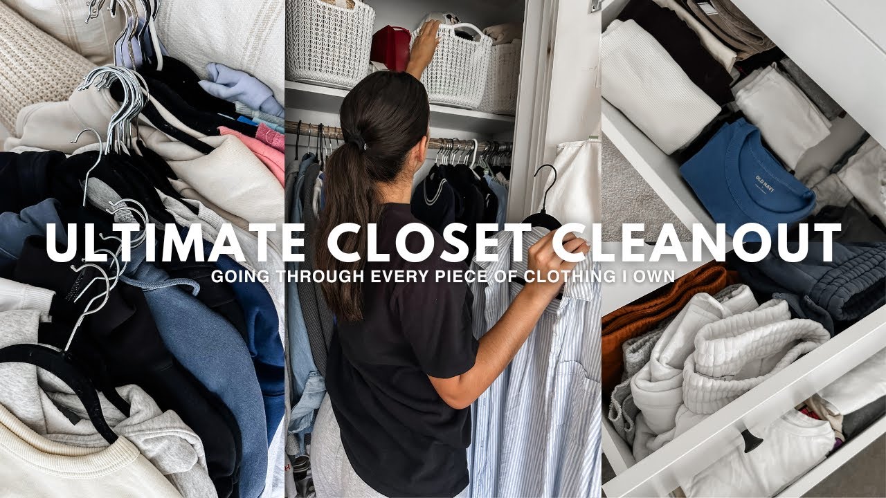 ГЕНИАЛЬНАЯ ЧИСТКА ШКАФА 2024 🧺 расхламляю и организовываю весь свой шкаф!