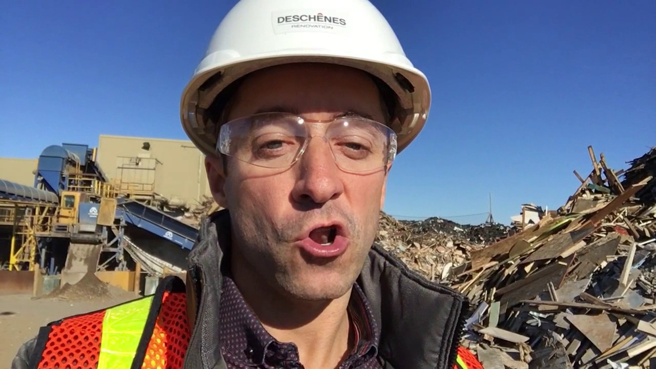 Recyclage de mat&eacute;riaux de construction
