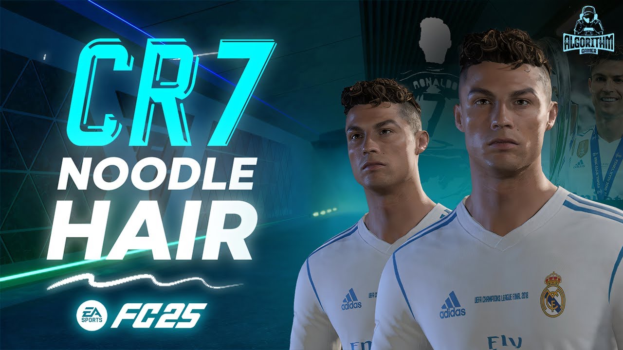 Мод на лицо Криштиану Роналду «Лапша» для FC 25 (БЕСПЛАТНО) + Урок | TU3