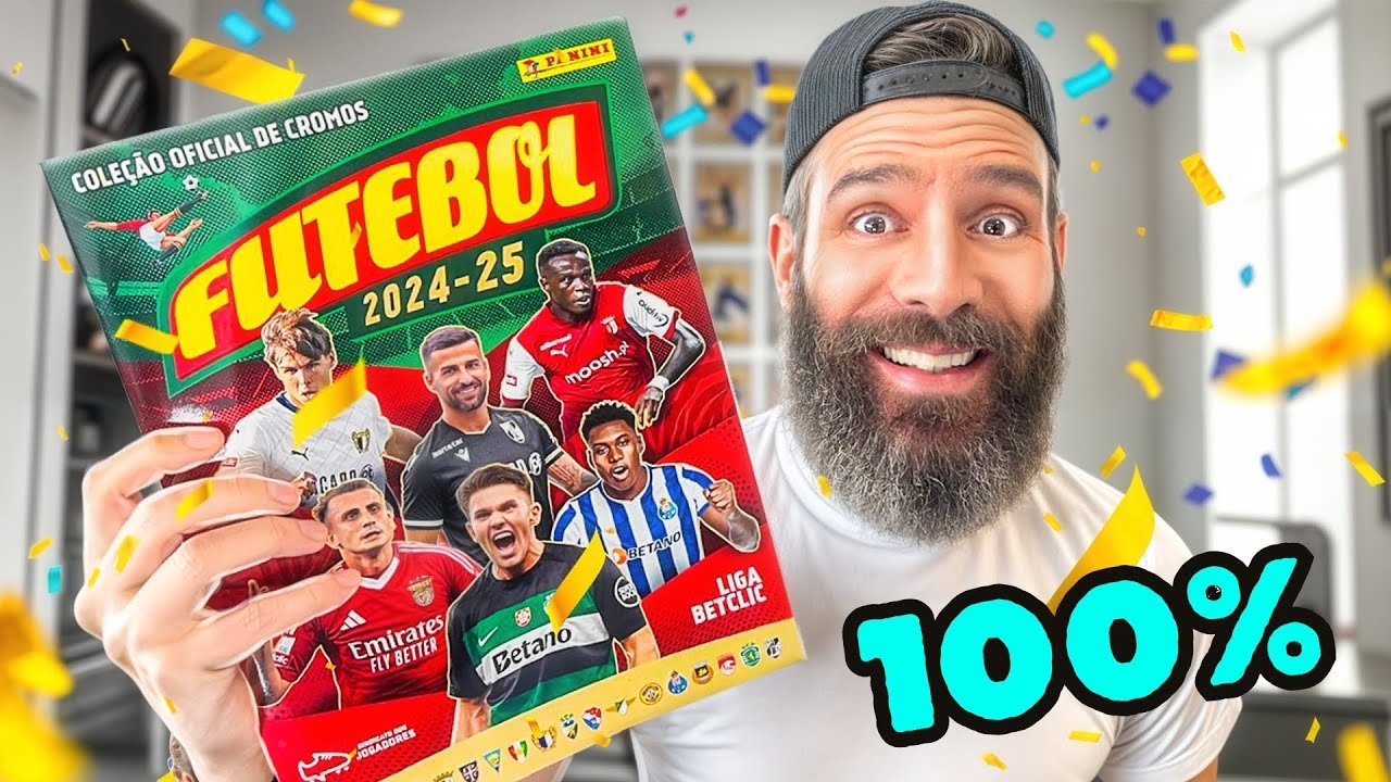 Completei o Álbum Panini Futebol 2024-25 🎉