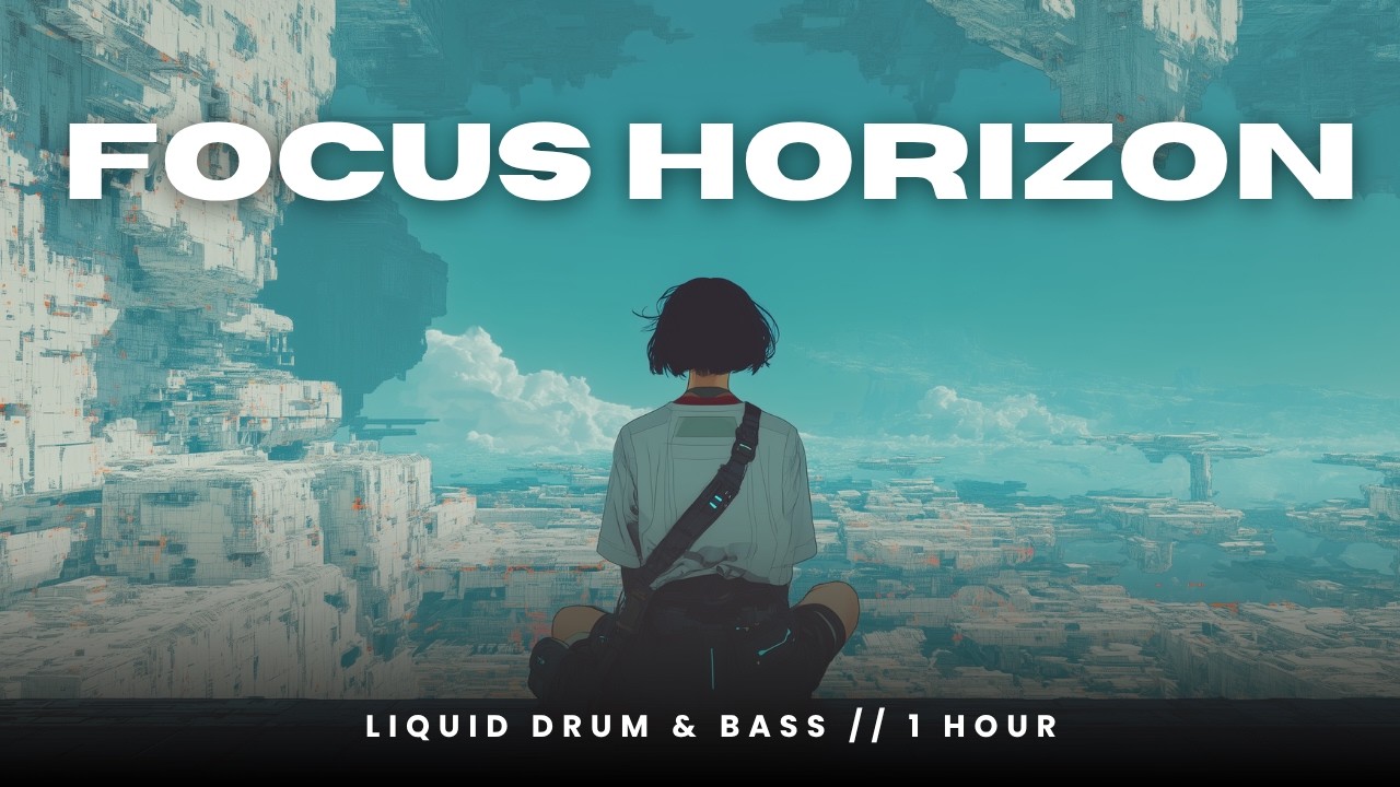 FOCUS HORIZON // 1-Hour Liquid Drum & Bass for Deep Coding & Flow