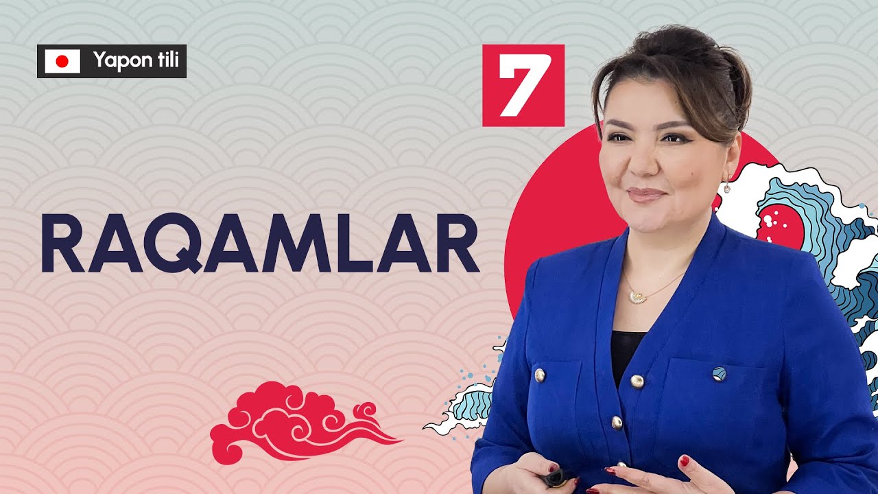 Raqamlar | 7-dars | Yapon tilini 0 dan o'rganish
