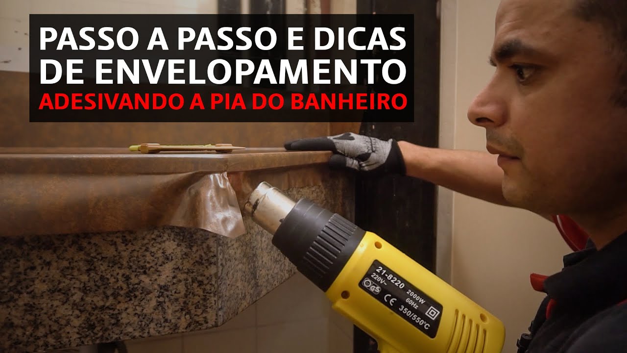 ADESIVANDO PIA DO BANHEIRO | Conteúdo do 