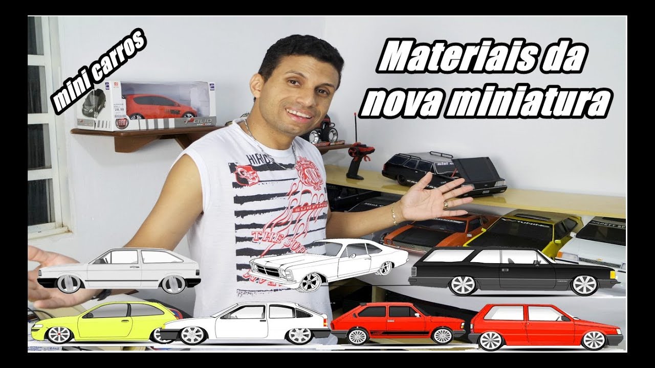 Materiais para a nova miniatura