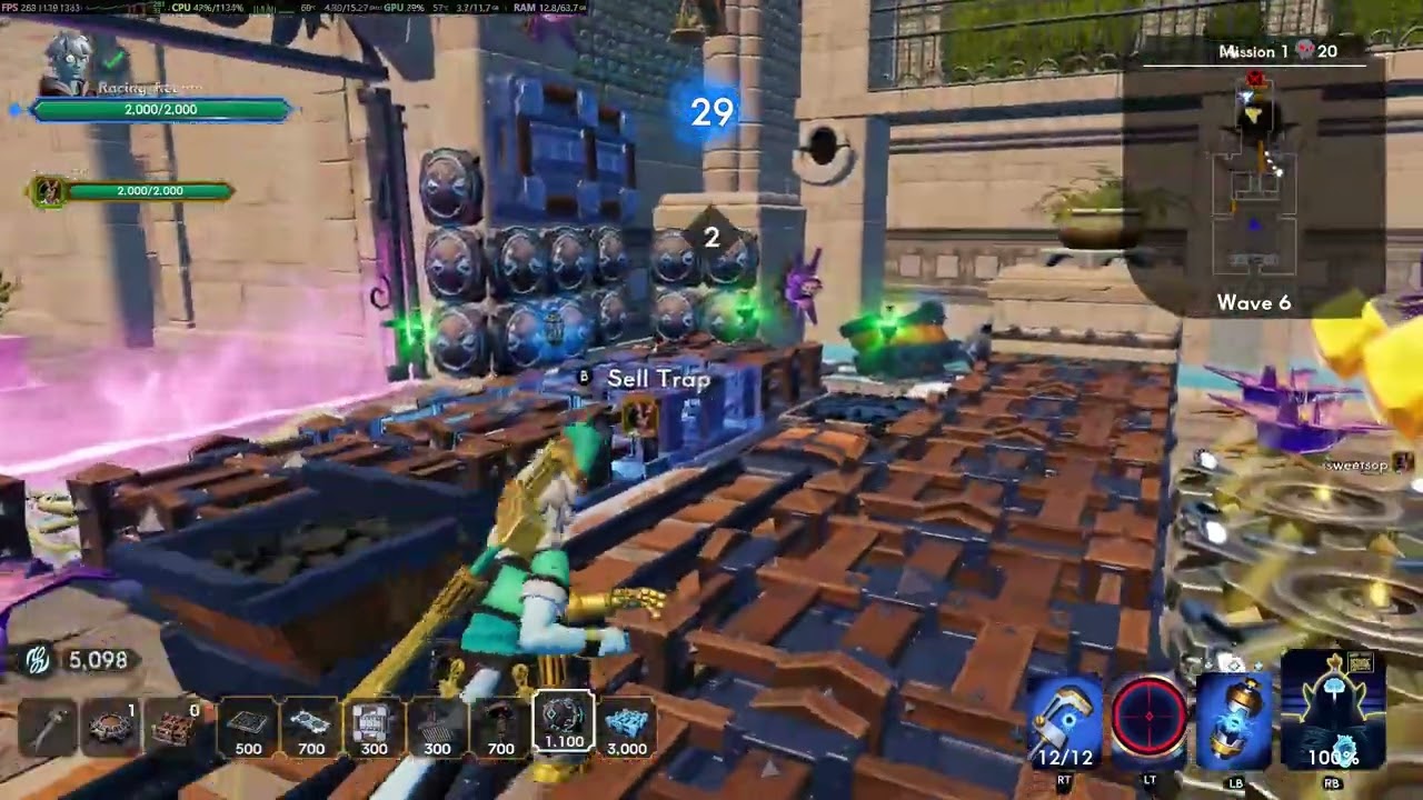 Orcs Must Die! Deathtrap Mission 1-3 Difficulty 20
