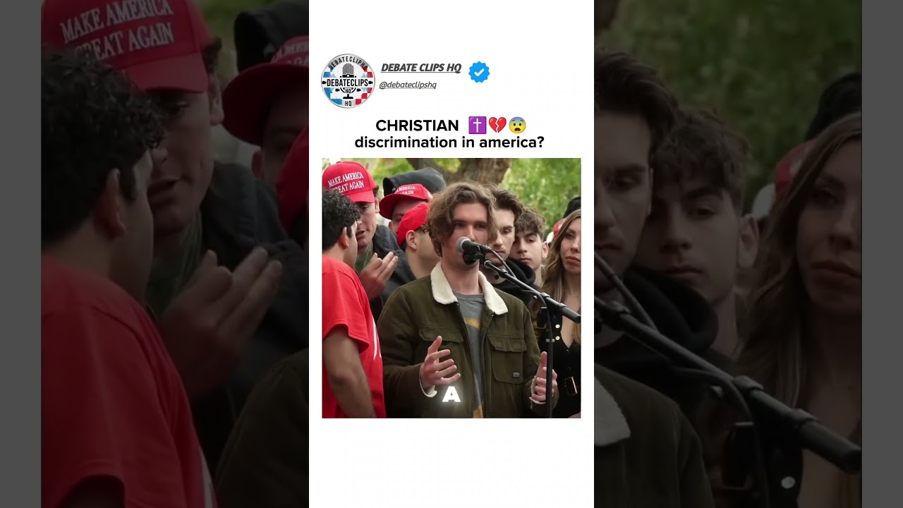 There’s NO Christian ✝️ Discrimination”  Charlie Kirk Responds With FACTS