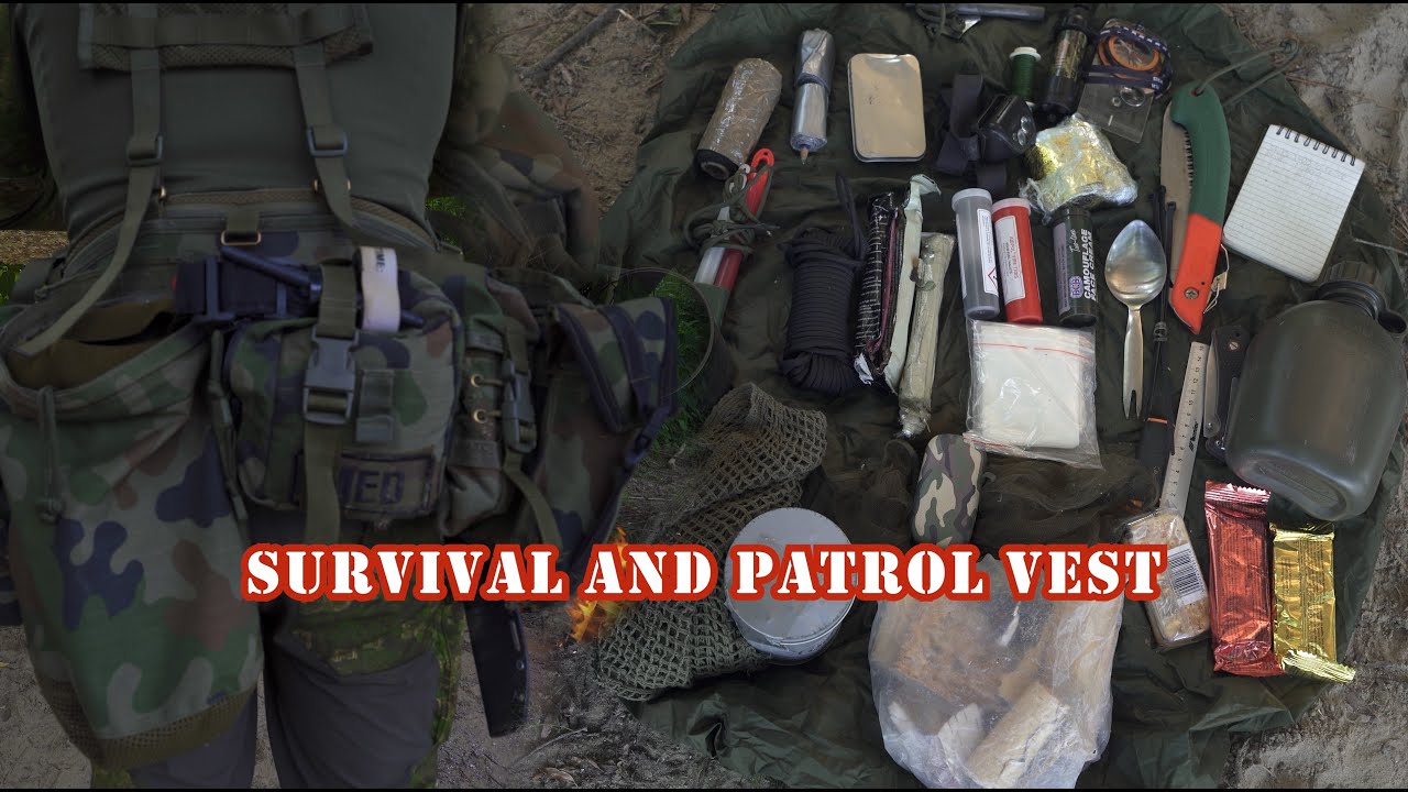 SURVIVAL AND PATROL VEST / KAMIZELKA SURVIVALOWO-PATROLOWA