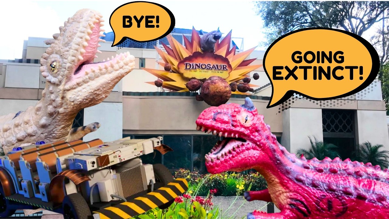 Dinosaurs Take Their Final Ride on DISNEY’S DINOSAUR 🦖💔