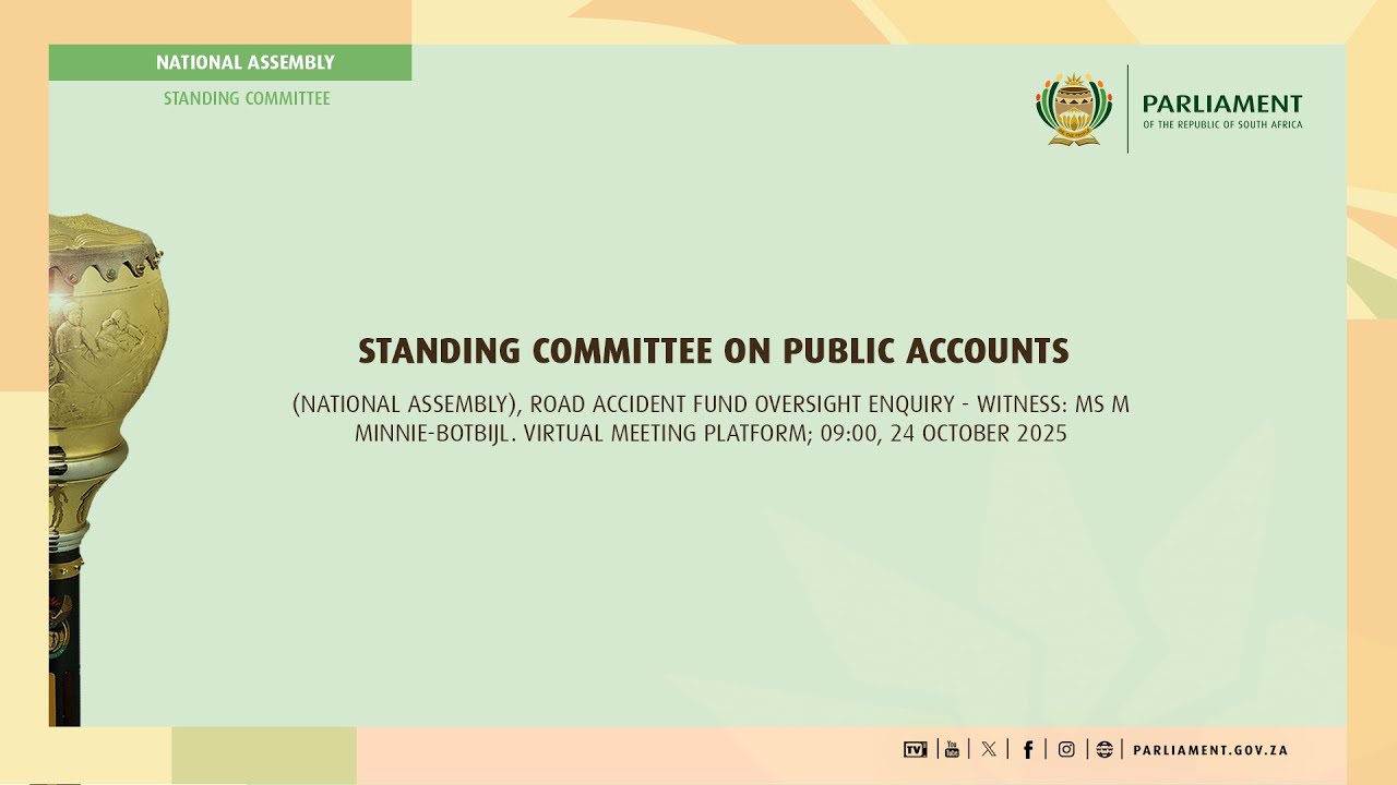 Standing Committee on Public Accounts, 24 October 2025