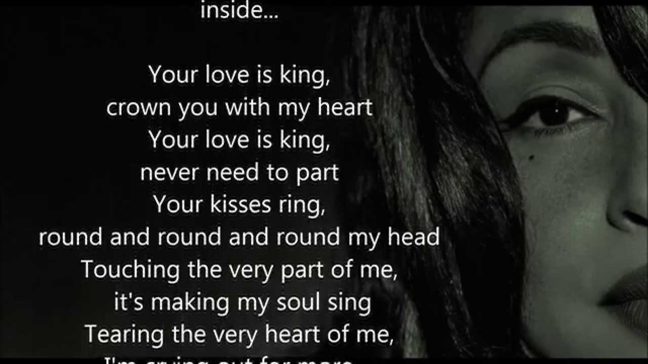 Sade - Your Love Is King - HQ + Scroll Lyrics 