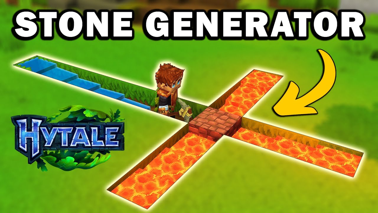 Hytale Stone Generator Tutorial | Infinite Stone Early Build
