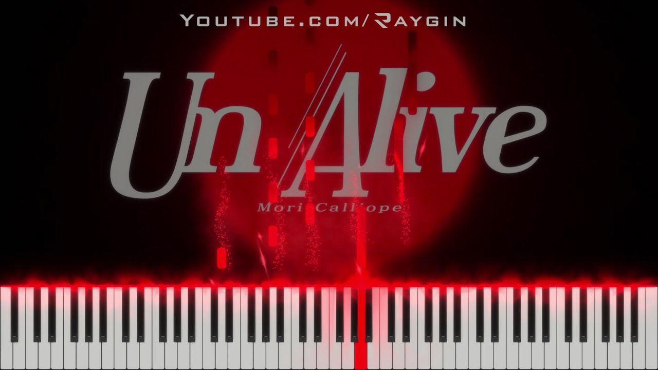 【Piano Sheet Music】 UnAlive / Calliope Mori / Arrangement by Raygin