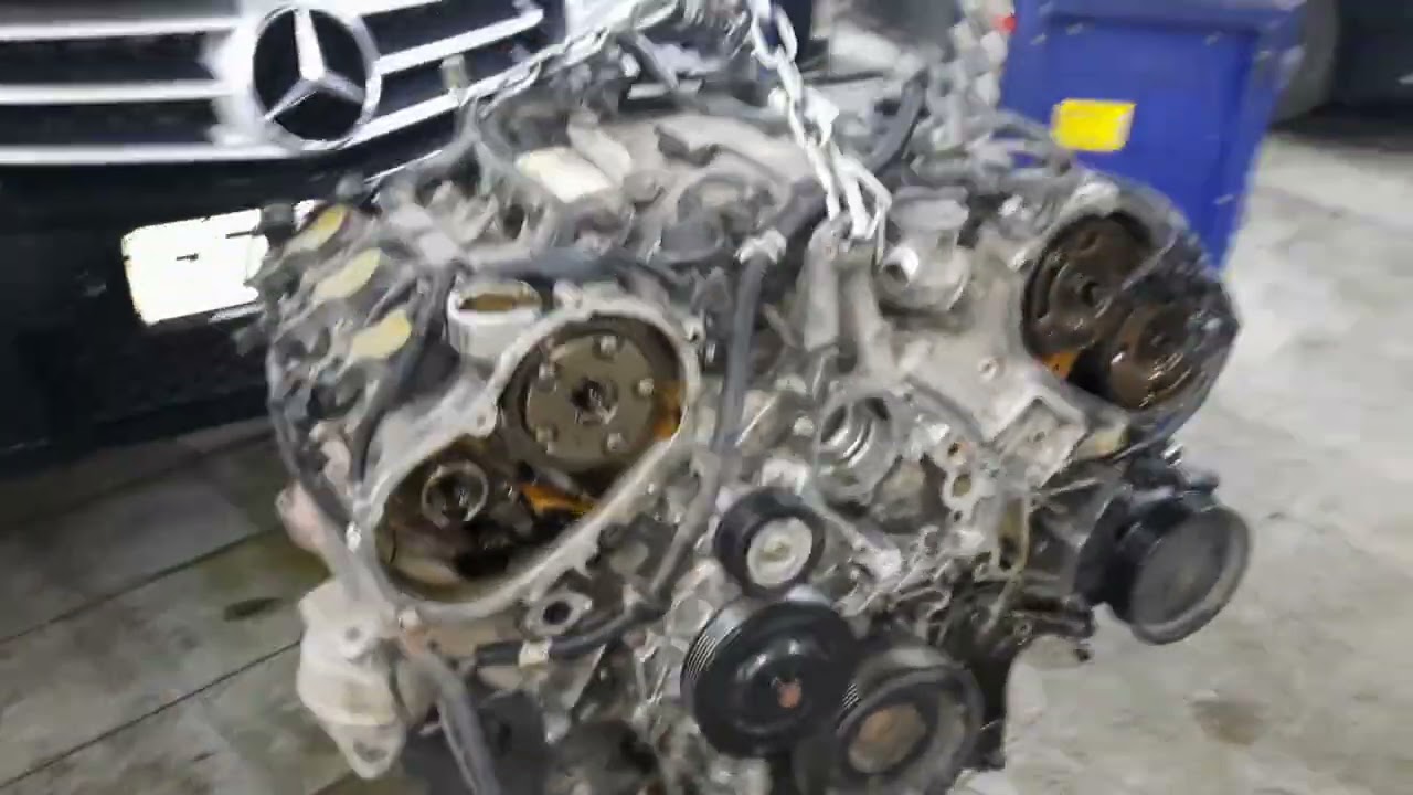 Ремонт Mercedes М272 Замена цепи ГРМ и направляющих планок цепи.M272 Replacement of the timing chain