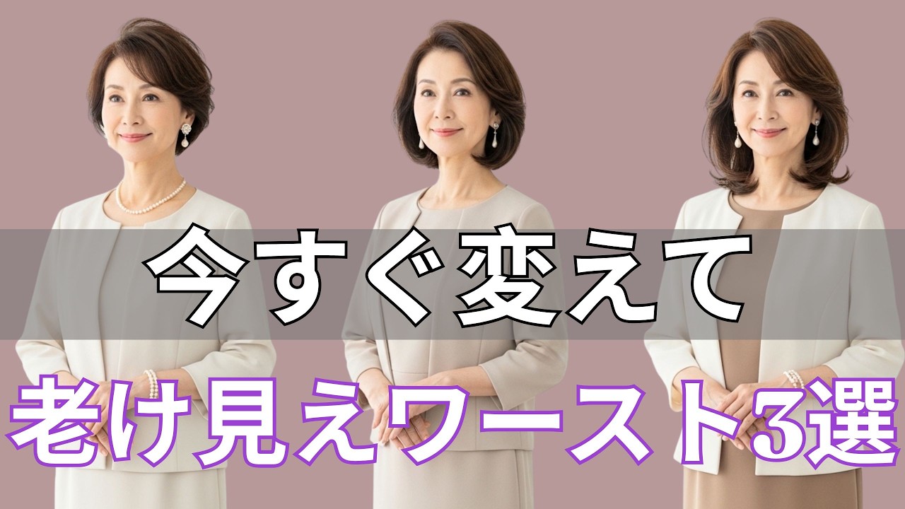 【絶対失敗しない】髪型で損をしないで！顔を暗く見せる「3つのワースト髪型」と、20歳若返る「重心上げ」の秘訣。 上品な女性は必見！