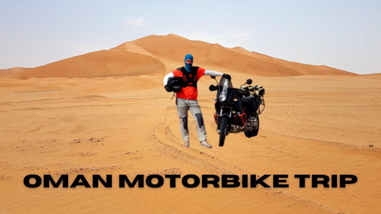 Oman on adventure motorbikes