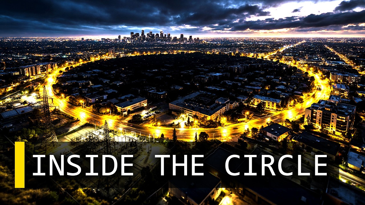 The City Power Grid Lost Electricity in a Perfect Circle