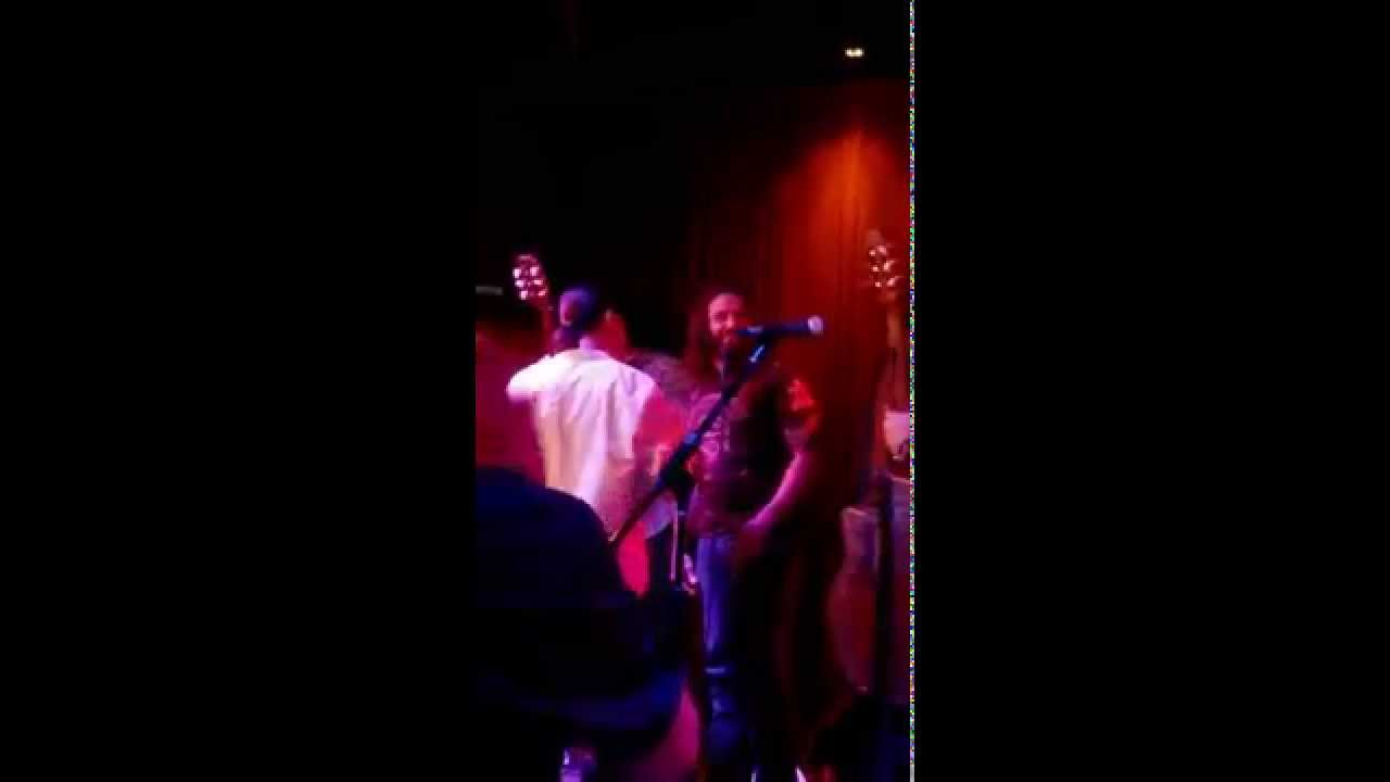 Del Castillo at the Mucky Duck in Houston with my debut on acoustic guitar