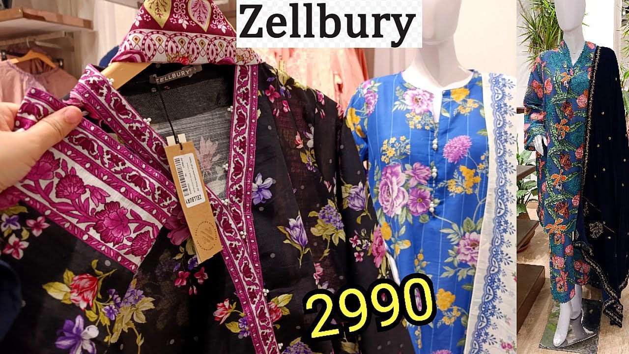 Zellbury New Collection 2025&hearts;️Zellbury Abaya 2990&hearts;️Zellbury Sale Price