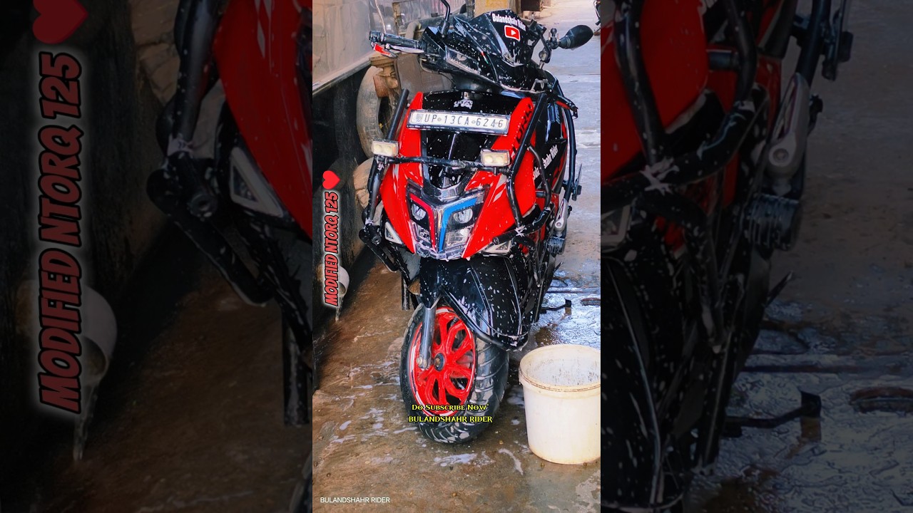 ANGEL KI EYES 👀 KESI LAGI 😍 | TVS NTORQ RACE XP MODIFIED 🔥 | #modified #ntorq #accessories #shorts