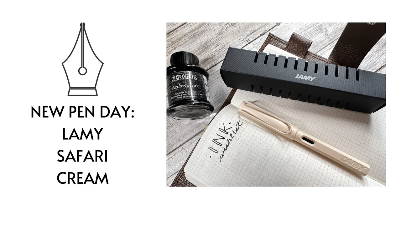 NEW PEN DAY: LAMY SAFARI FOUNTAIN PEN unboxing