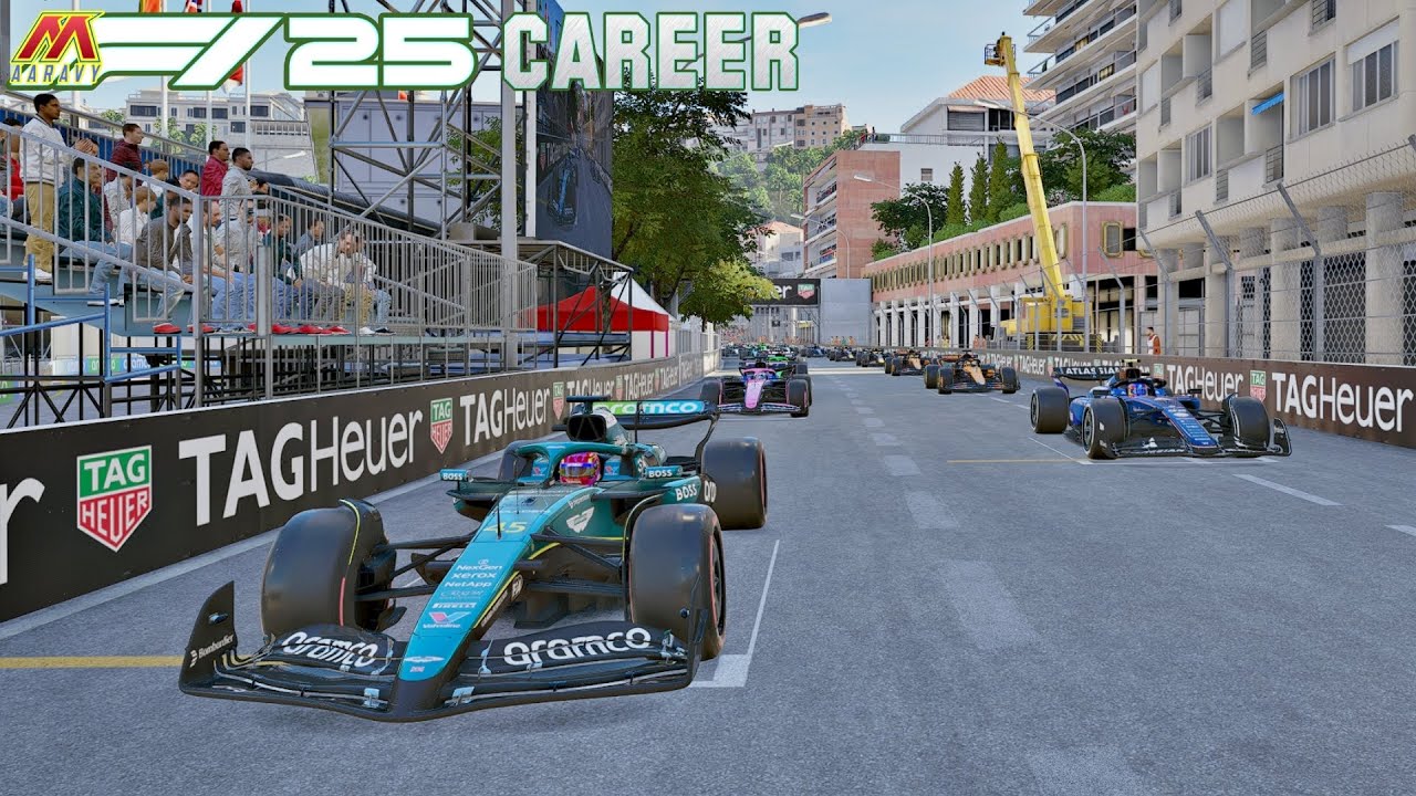 F1 25 Aaravy Career #8: Surpriza mare in calificari dar dezastru la finalul cursei din Monaco
