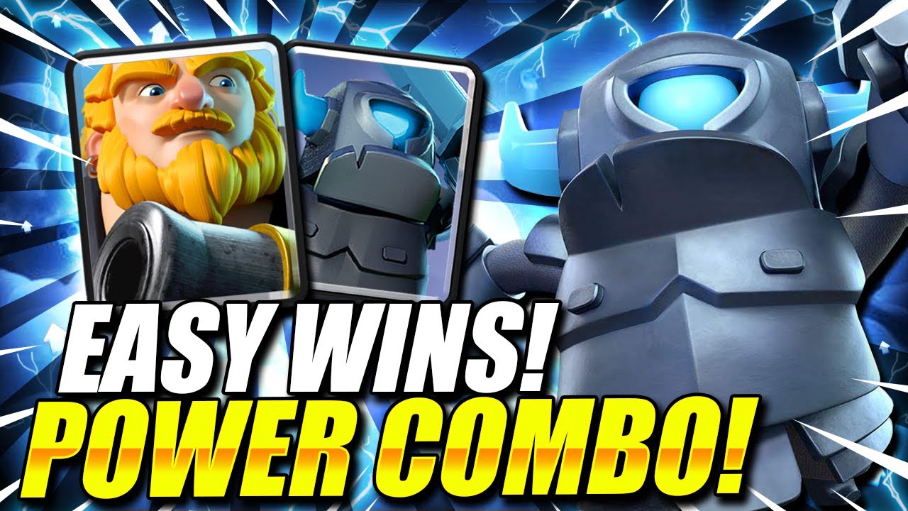 THIS DECK IS TOO EASY!! NEW ROYAL GIANT + MINI PEKKA DECK DESTROYS! Clash Royale Royal Giant Deck