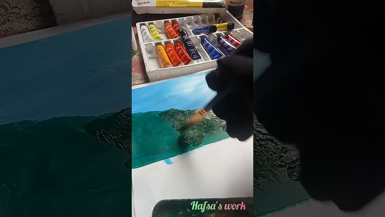 My art 🎨 #acrylic paint #art #painting 