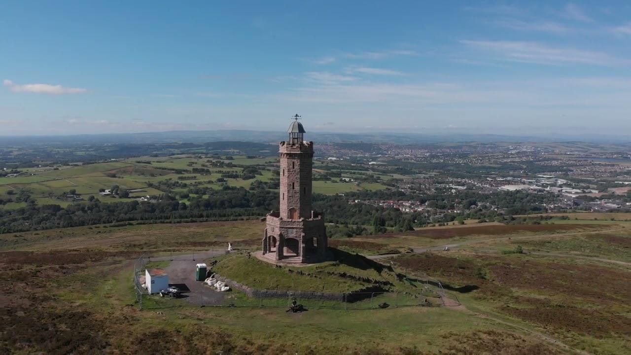 Jubilee Tower, Darwen, Lancashire - 4K Aerial Drone Footage & Inspiring Music