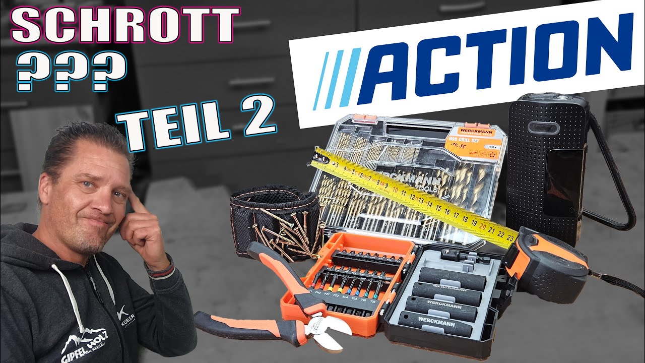 Action billig Werkzeug Test TEIL 2 - Es geht weiter - Ist jedes Discounter Werkzeug Schrott?