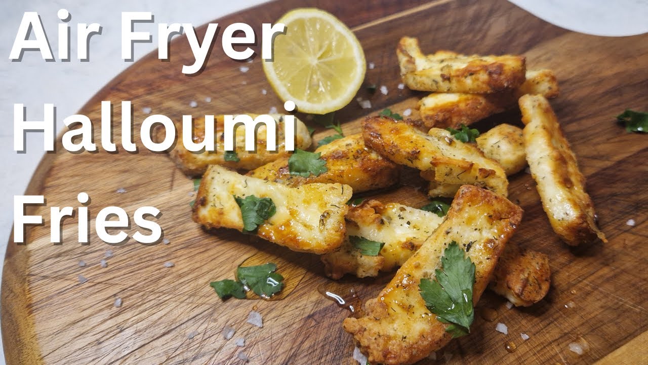 Deliciously Crispy Air Fryer Halloumi Fries Recipe!